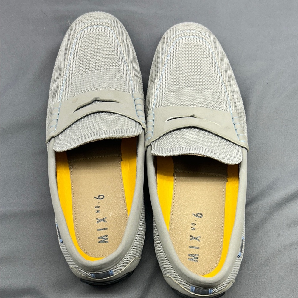 Mix No. 6 Light Gray Men's Slip-Ons